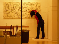 鯨津朝子制作風景