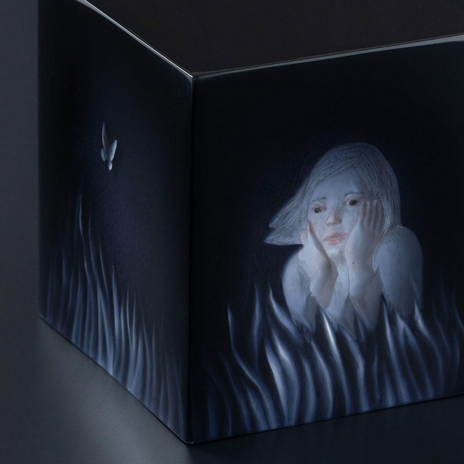 中谷ミチコ : 白昼のマスク / 夜を固める