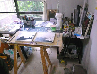 dialogue : 中岡真珠美 スタジオ訪問レポート 2012/9/13