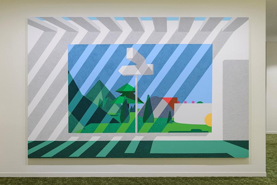 原田郁：洗足学園コミッションワーク～窓・影・柱が奏でるハーモニー