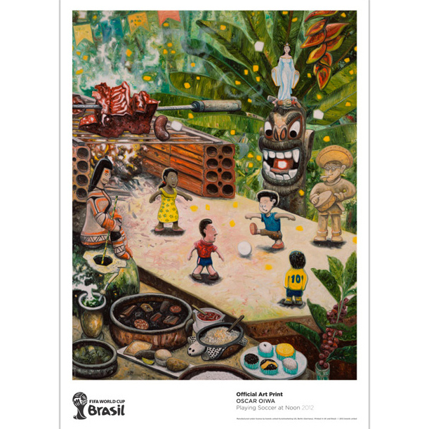 大岩オスカール FIFA公式アートプリント